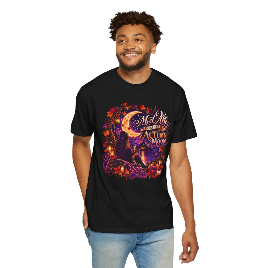 "Meet Me Under the Autumn Moon" Fall Graphic Tee