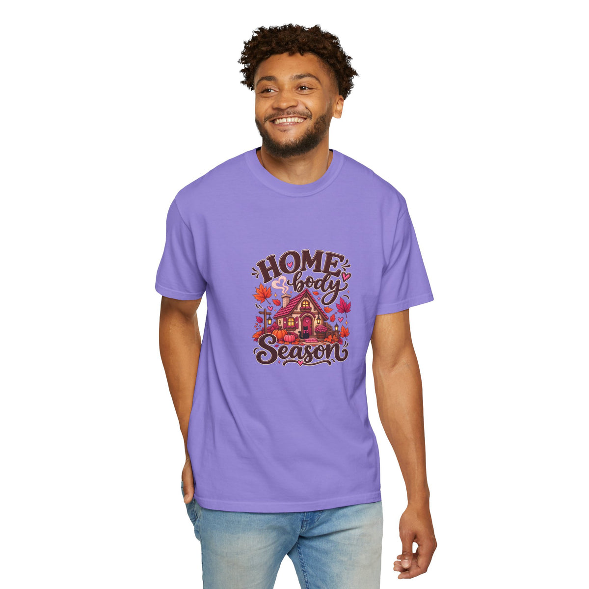 Homebody Season T-Shirt — Cozy Autumn Cabin Fall Graphic Tee