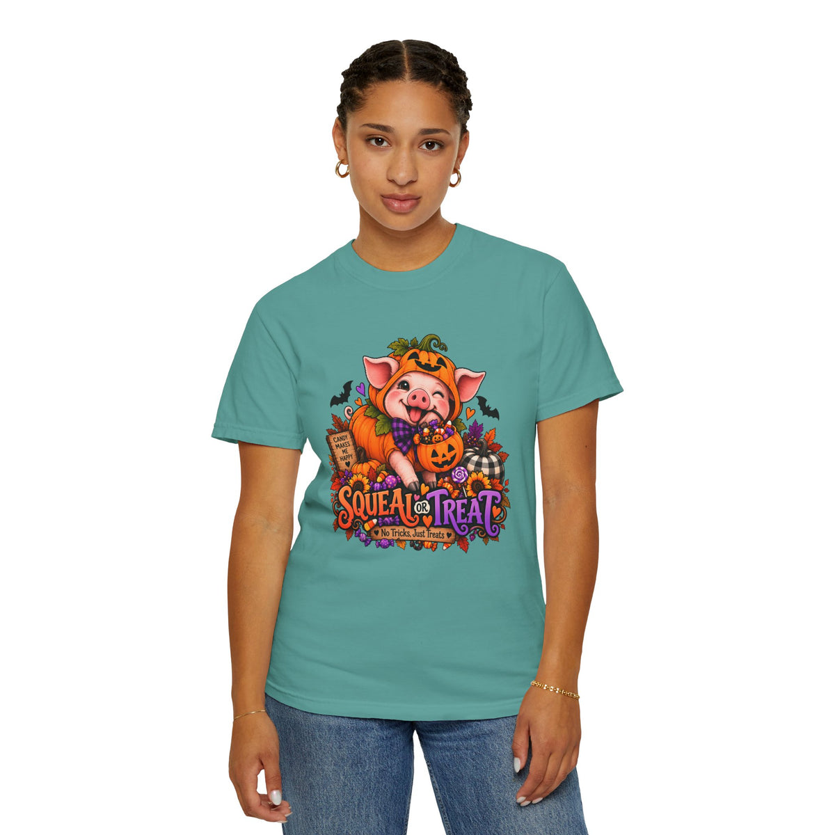 Halloween Pig "Squeal or Treat" T-Shirt