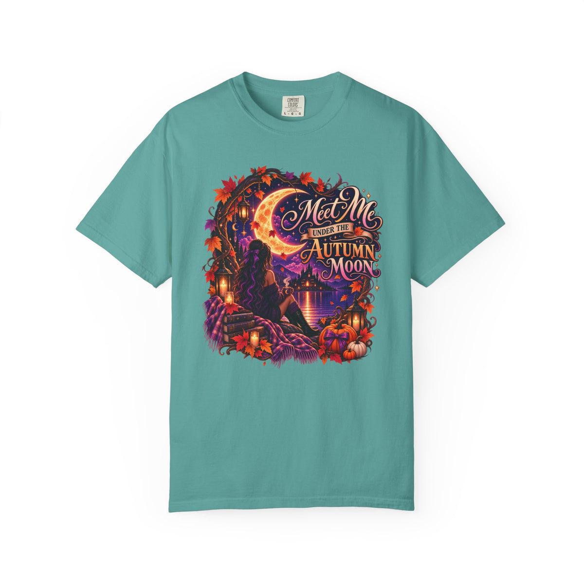 "Meet Me Under the Autumn Moon" Fall Graphic Tee