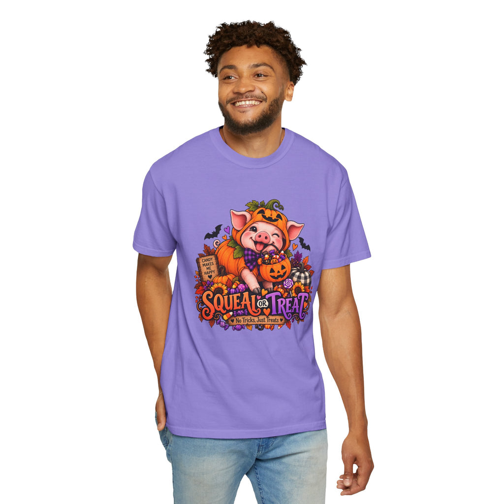 Halloween Pig "Squeal or Treat" T-Shirt