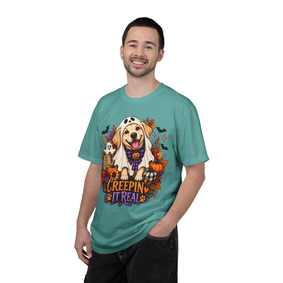 "Creepin' It Real" Ghost Pup T-Shirt