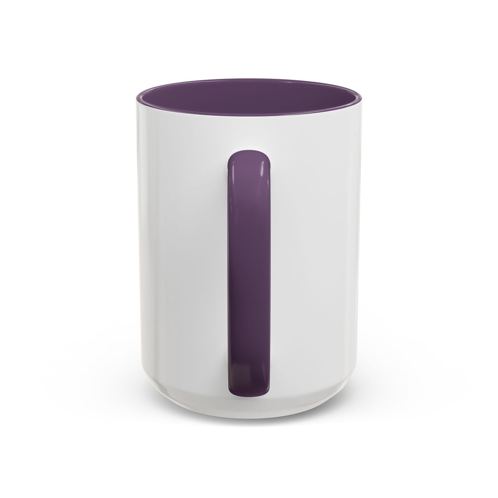 Accent Coffee Mug — "Currently Buffering" Cute Kawaii Laptop Design