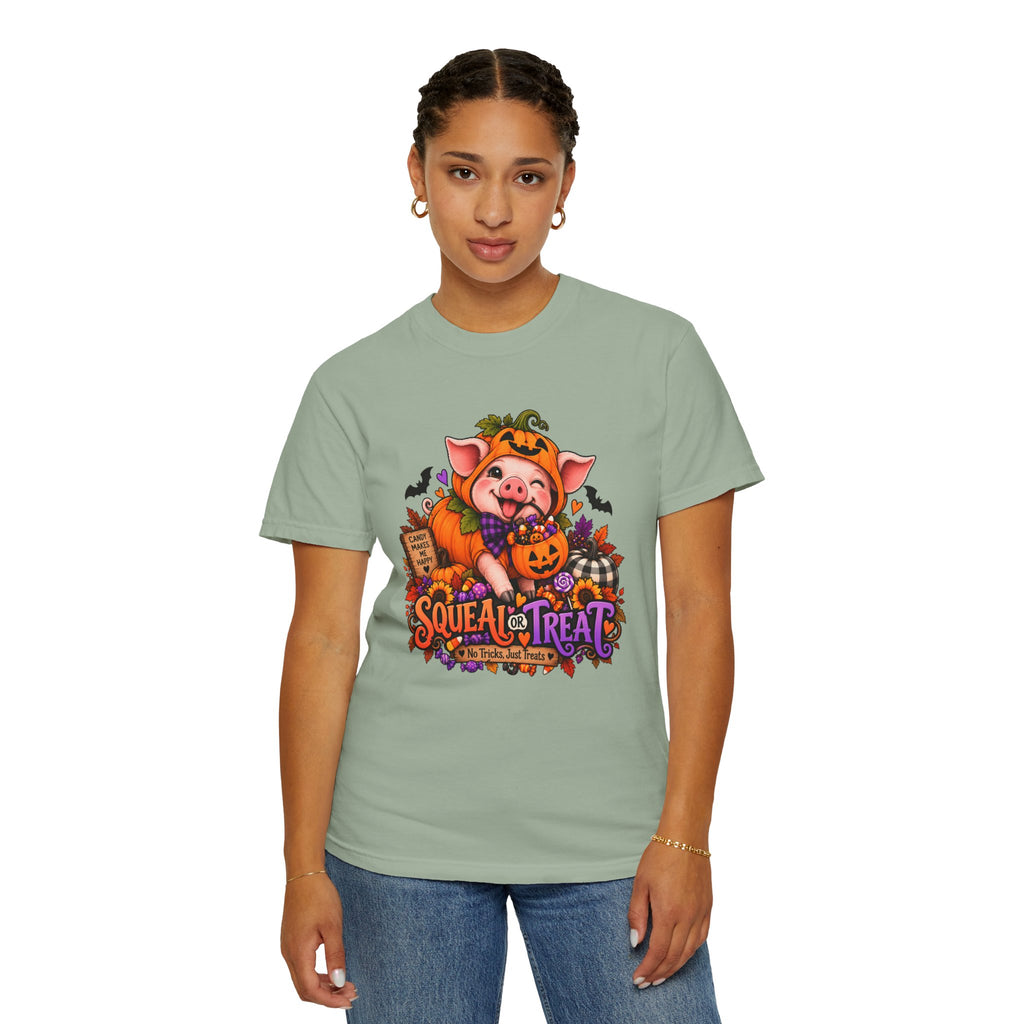 Halloween Pig "Squeal or Treat" T-Shirt