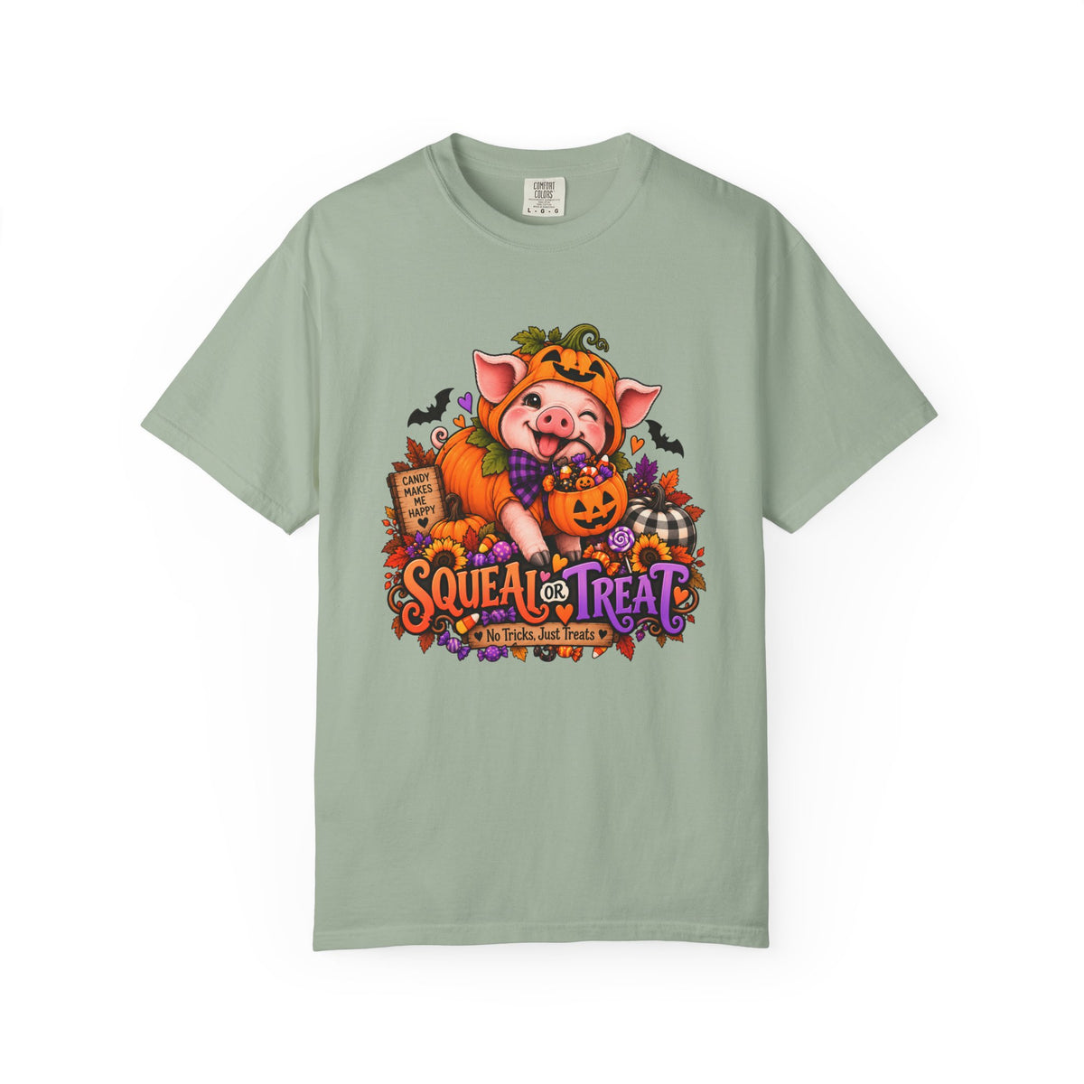 Halloween Pig "Squeal or Treat" T-Shirt