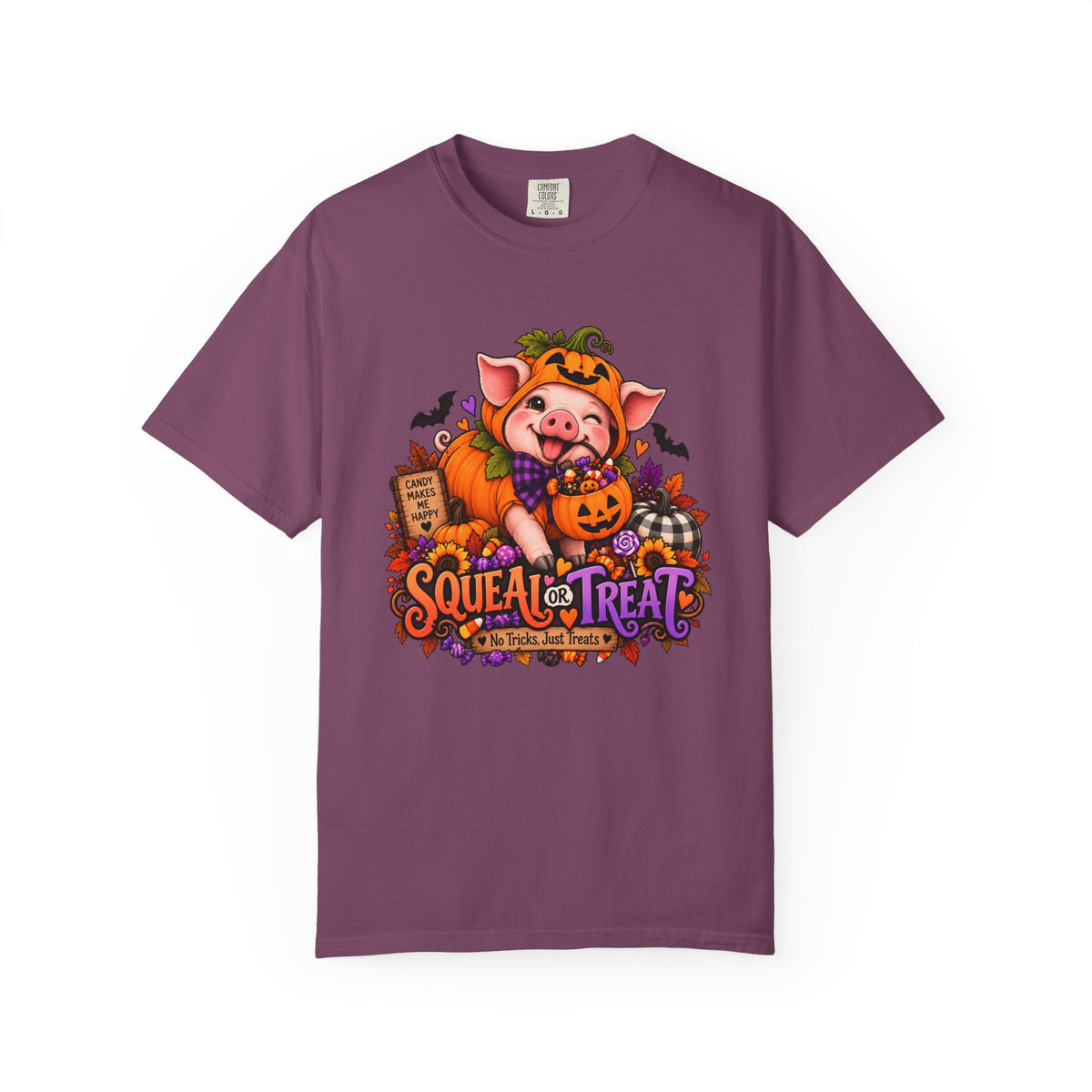 Halloween Pig "Squeal or Treat" T-Shirt