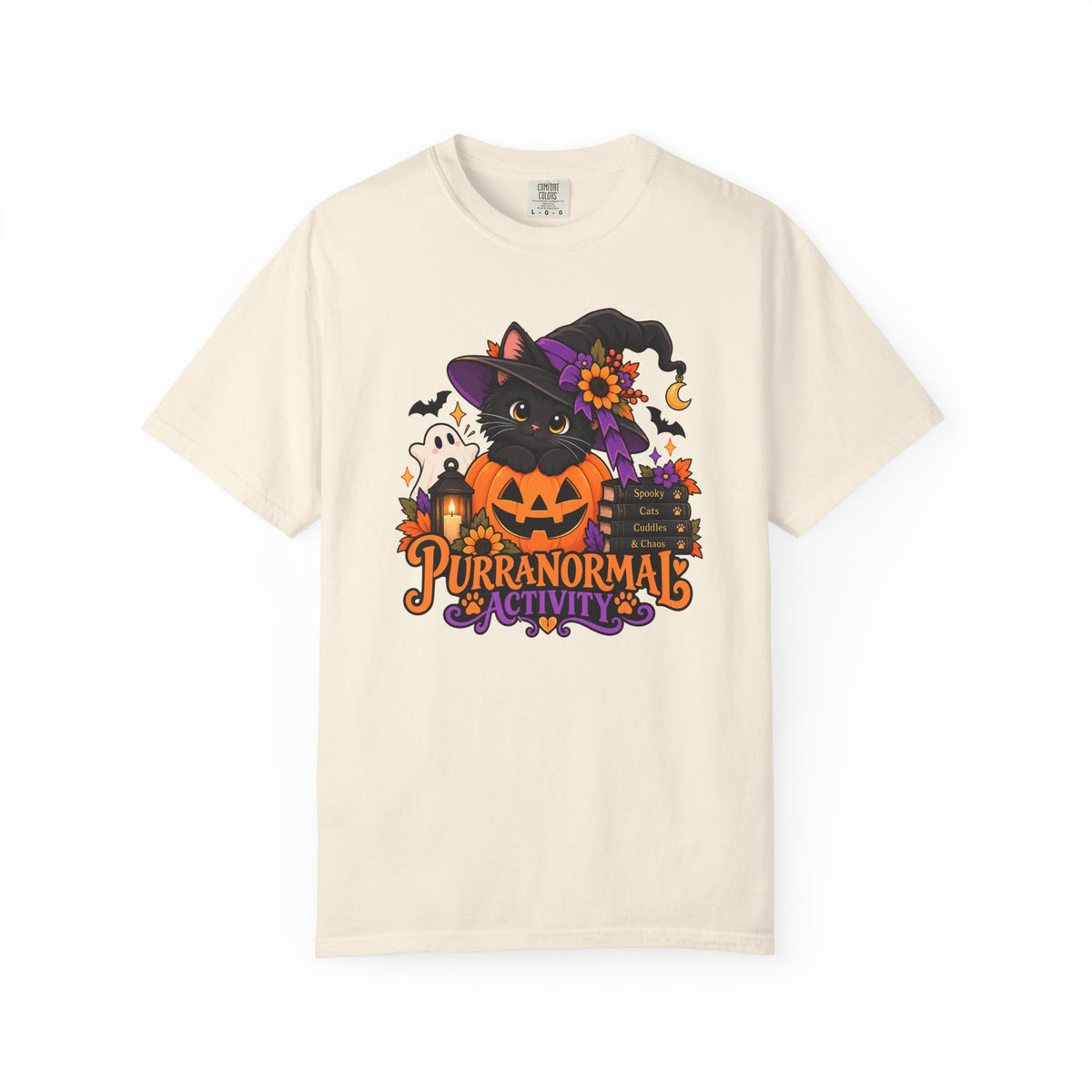 Purranormal Activity Halloween Cat T-Shirt