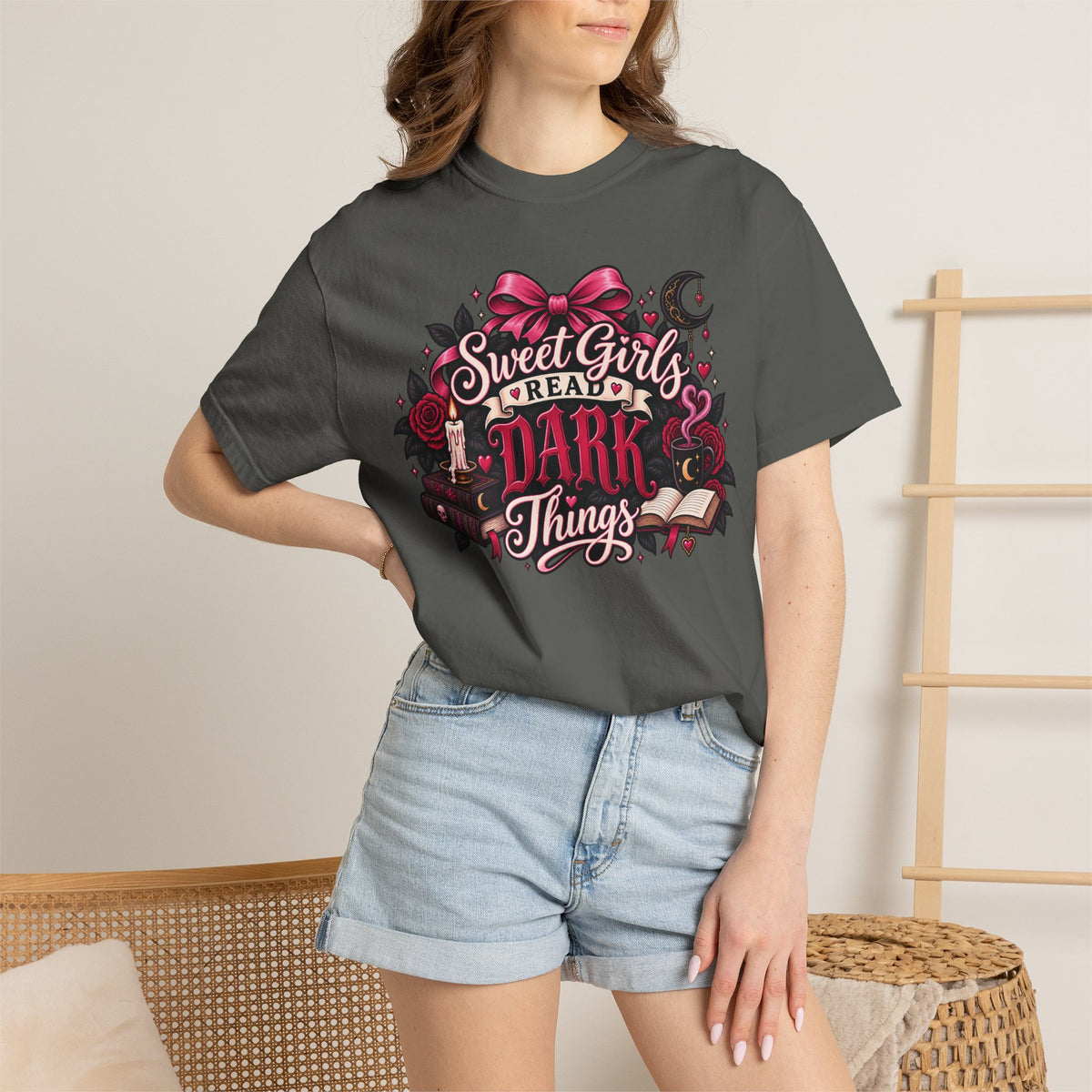 Sweet Girls Read Dark Things T-Shirt