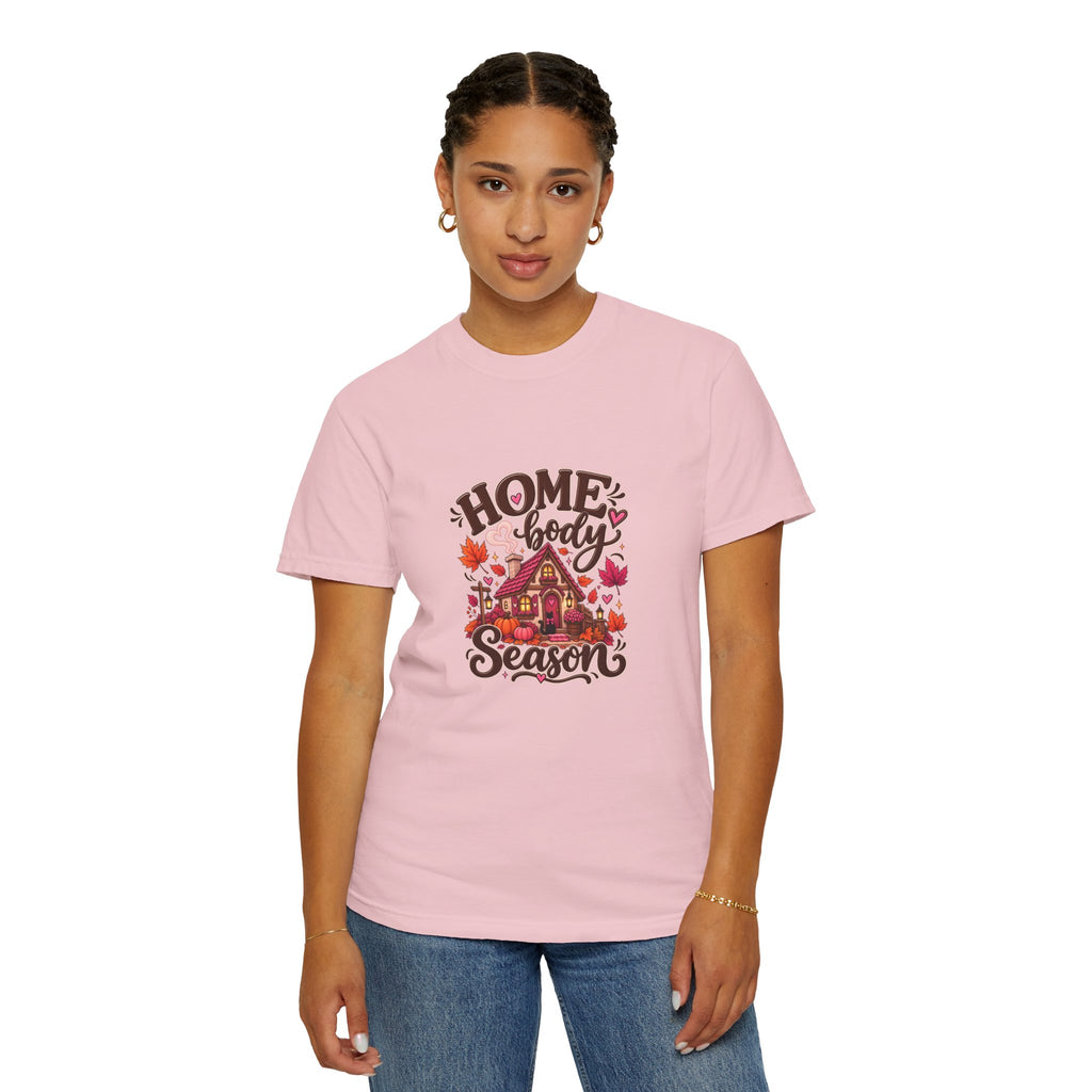 Homebody Season T-Shirt — Cozy Autumn Cabin Fall Graphic Tee