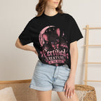 Certified Creature of the Night T-Shirt — Goth Bat Graphic Tee