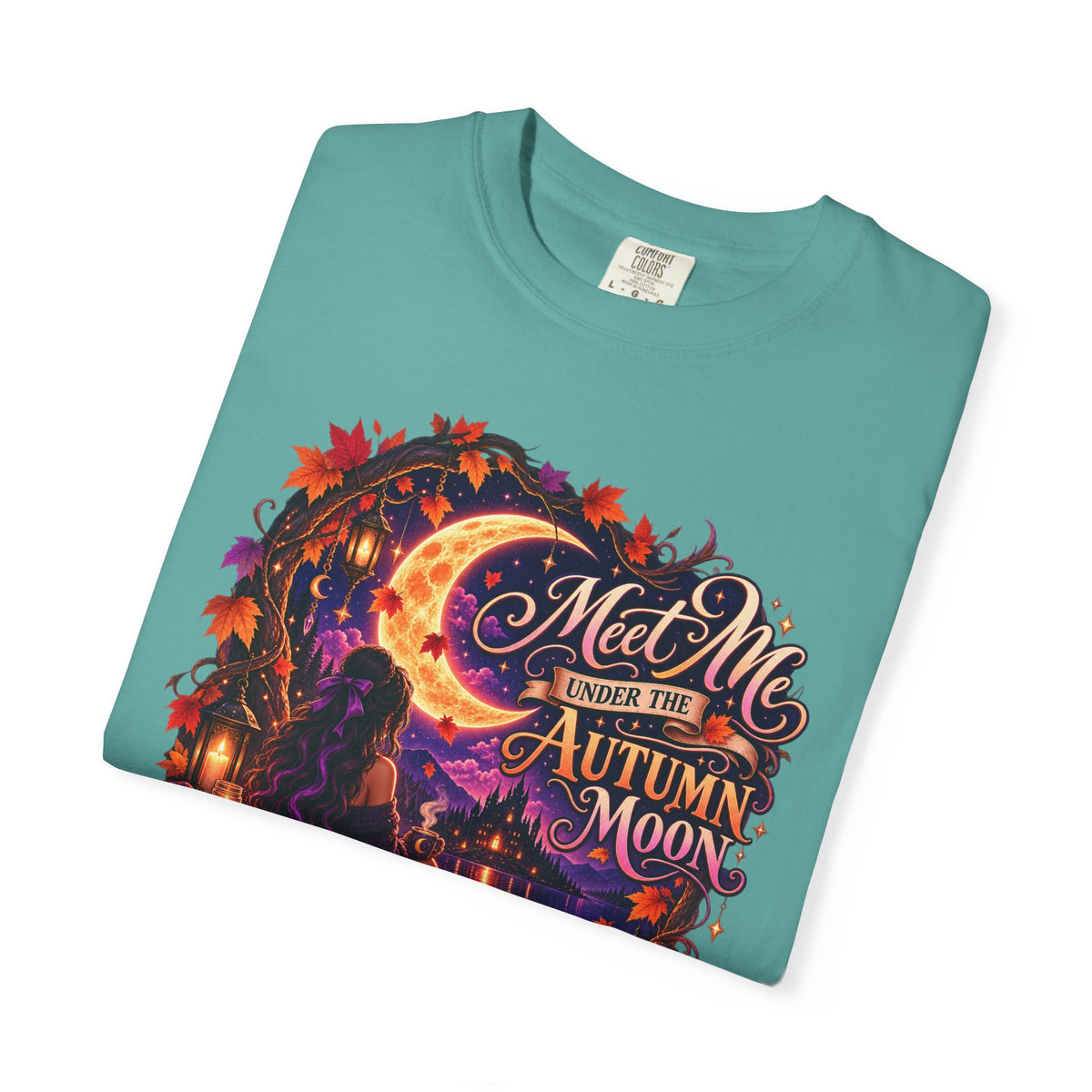 "Meet Me Under the Autumn Moon" Fall Graphic Tee