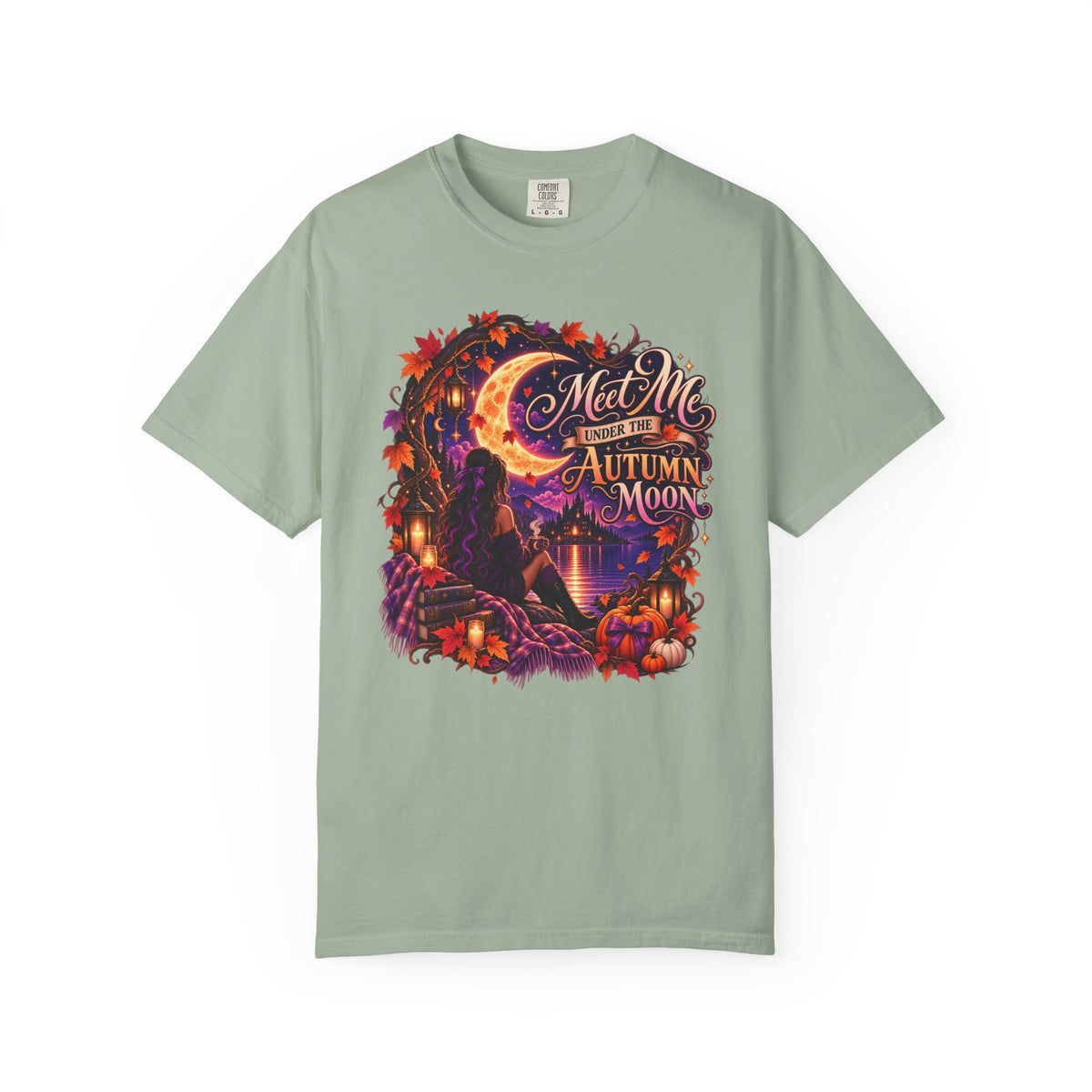 "Meet Me Under the Autumn Moon" Fall Graphic Tee