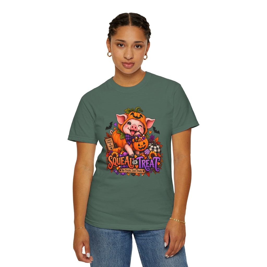 Halloween Pig "Squeal or Treat" T-Shirt