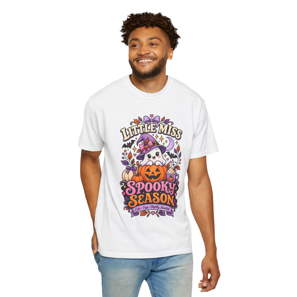 T-Shirt — "Little Miss Spooky Season" Halloween Graphic Tee