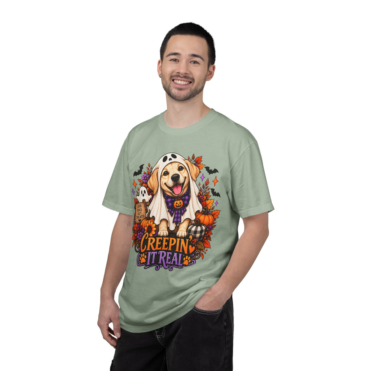 "Creepin' It Real" Ghost Pup T-Shirt