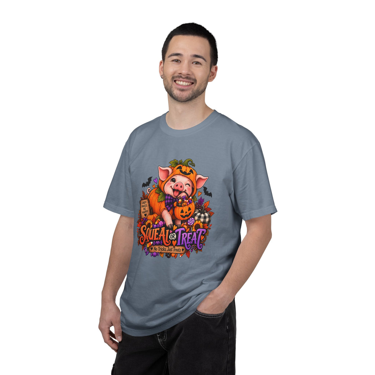 Halloween Pig "Squeal or Treat" T-Shirt