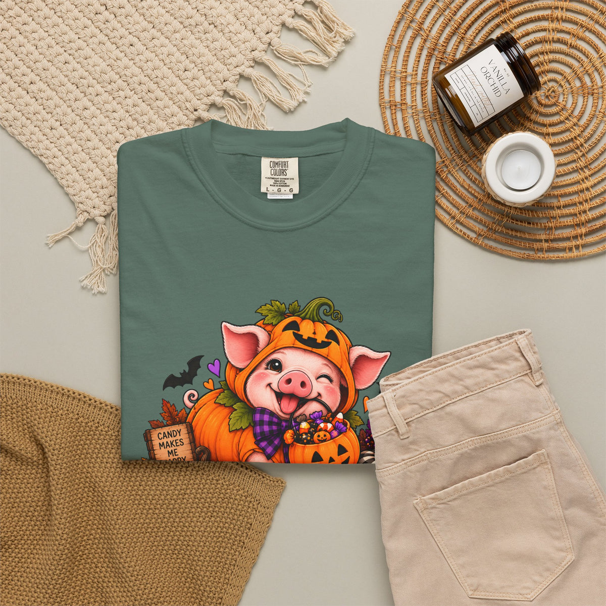 Halloween Pig "Squeal or Treat" T-Shirt