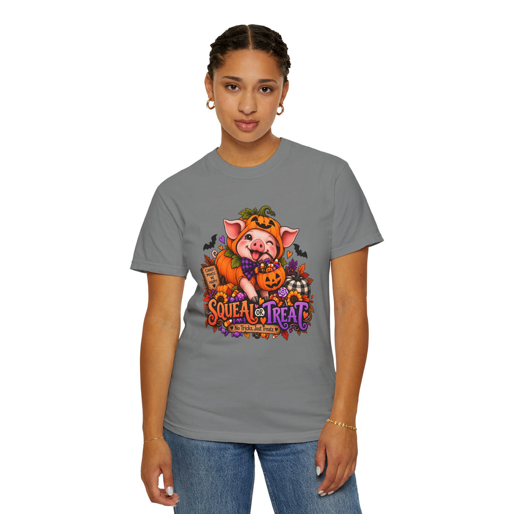 Halloween Pig "Squeal or Treat" T-Shirt