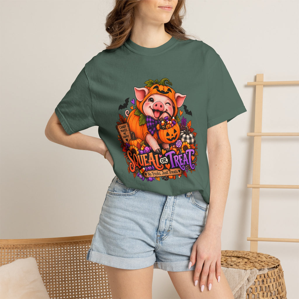 Halloween Pig "Squeal or Treat" T-Shirt