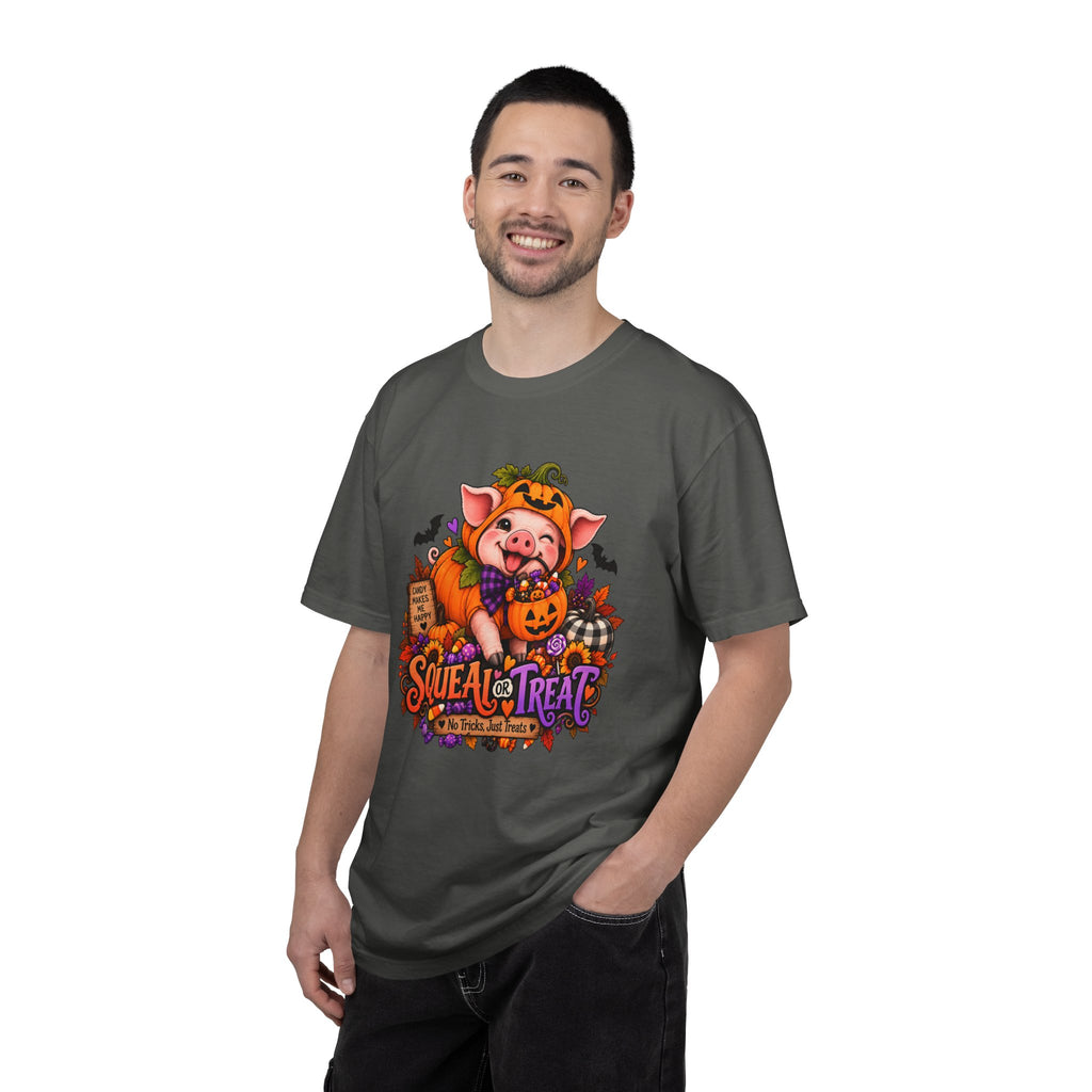 Halloween Pig "Squeal or Treat" T-Shirt