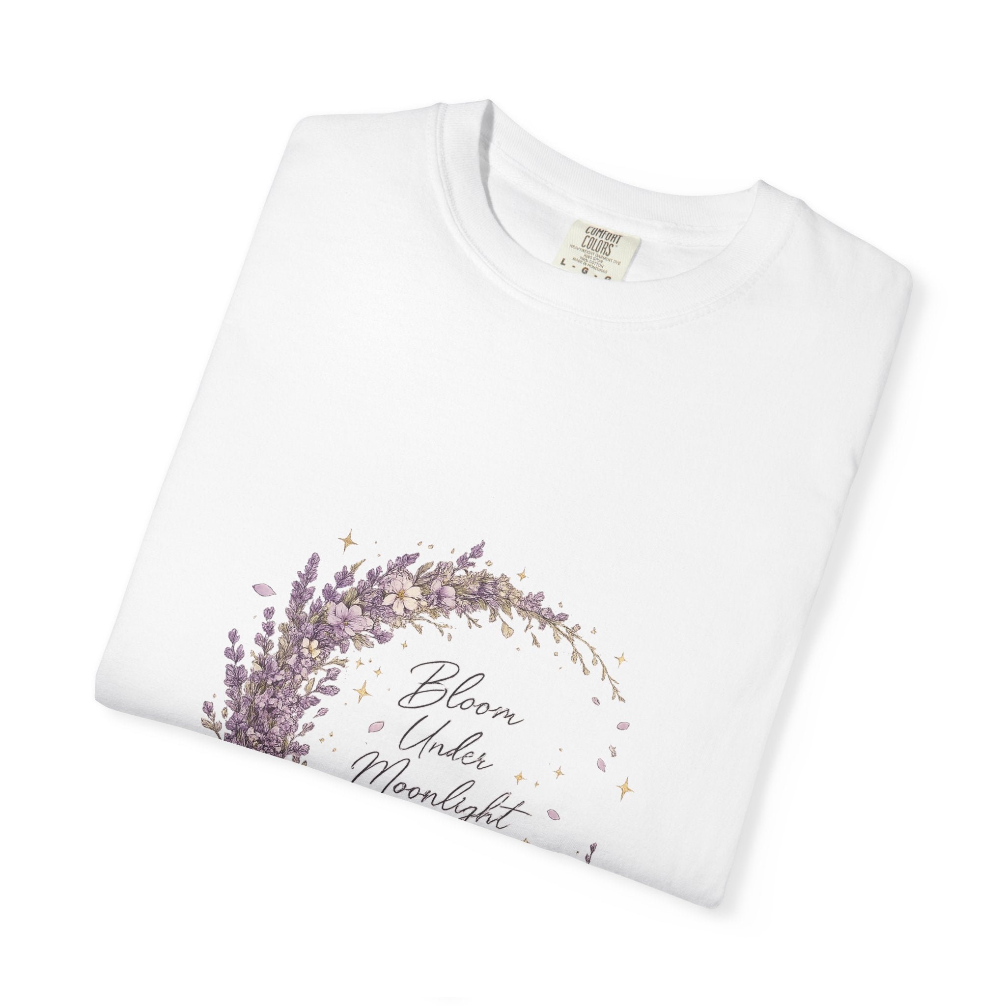 "Bloom Under Moonlight" Botanical Tee