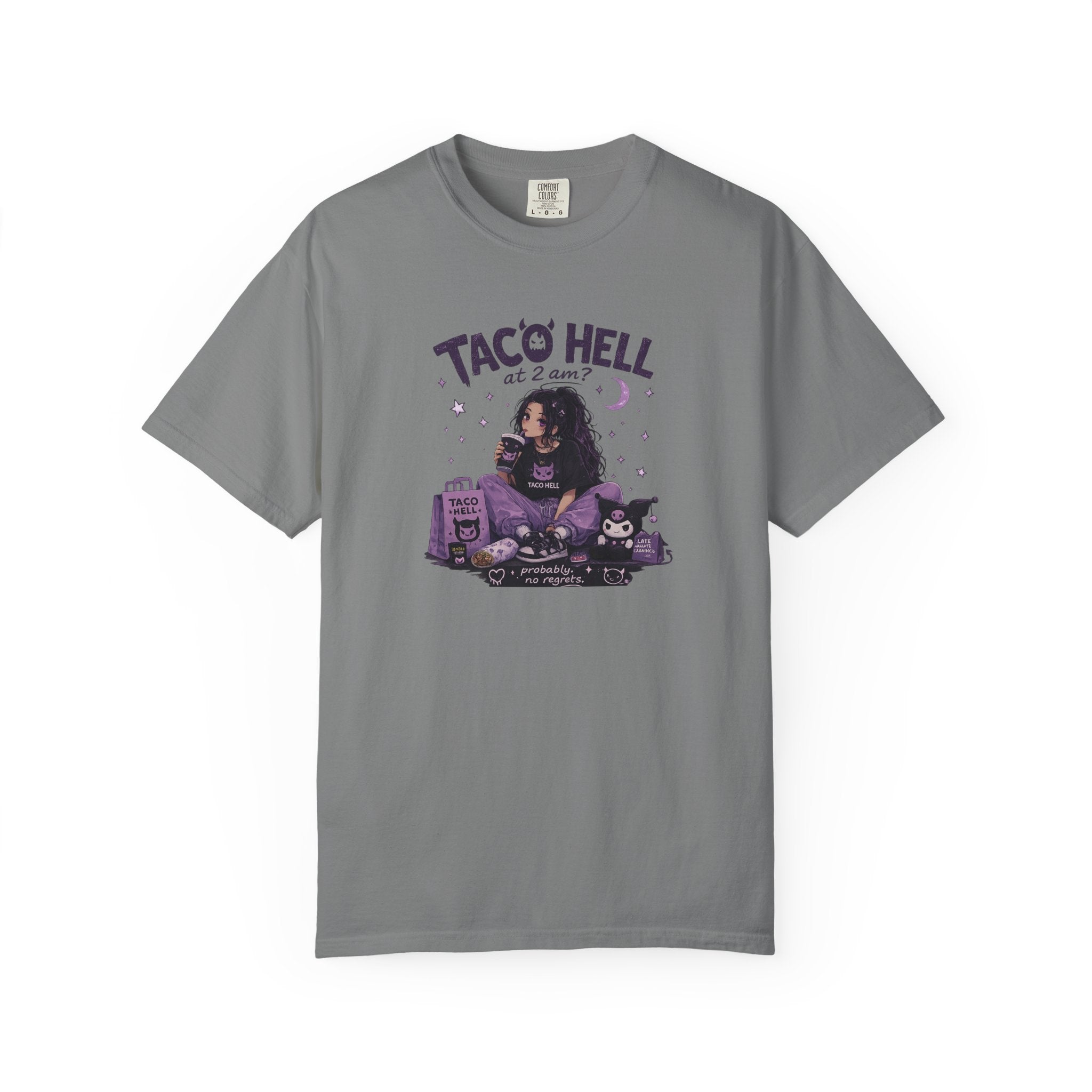 T-Shirt — "Taco Hell" Goth Taco Lover Graphic Tee