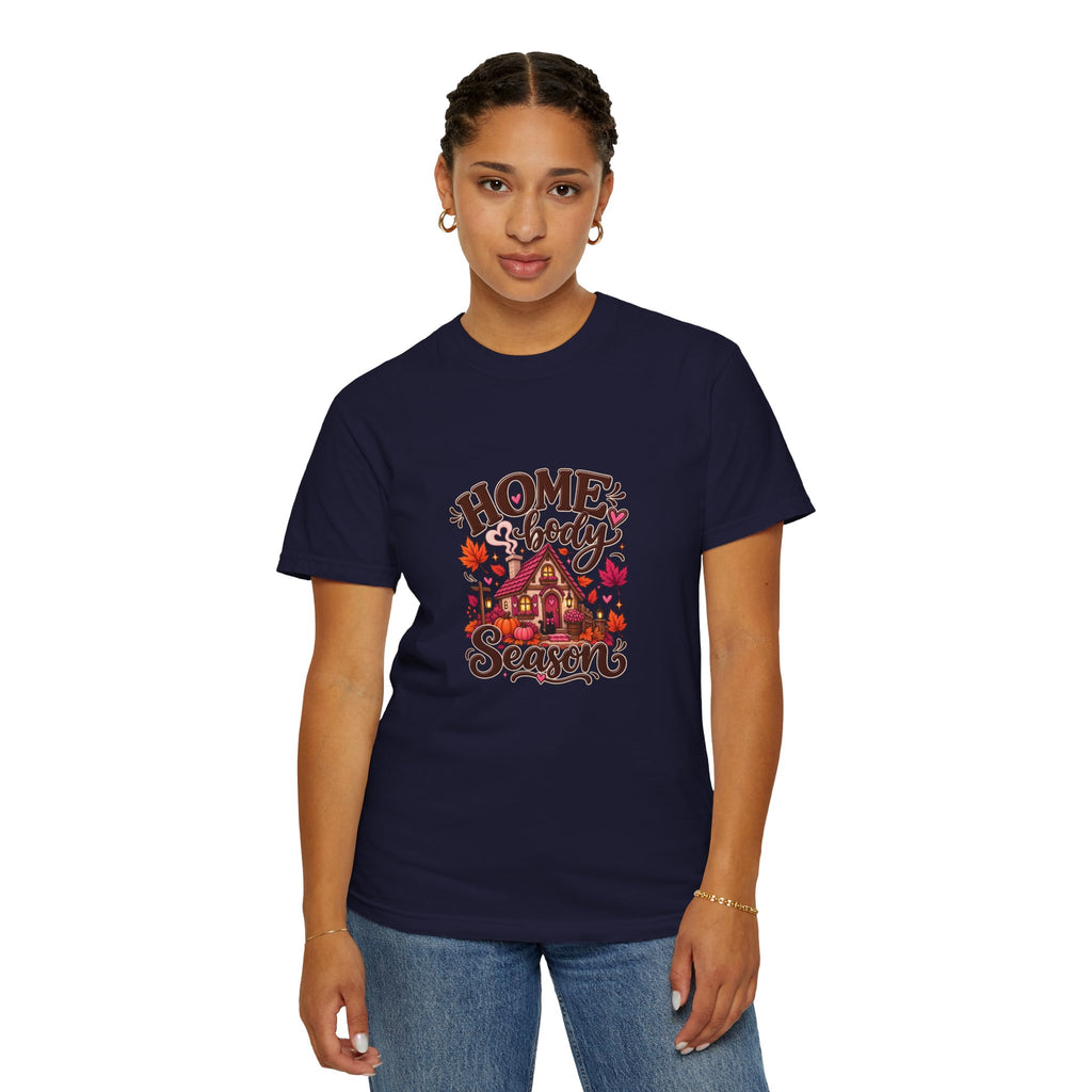 Homebody Season T-Shirt — Cozy Autumn Cabin Fall Graphic Tee