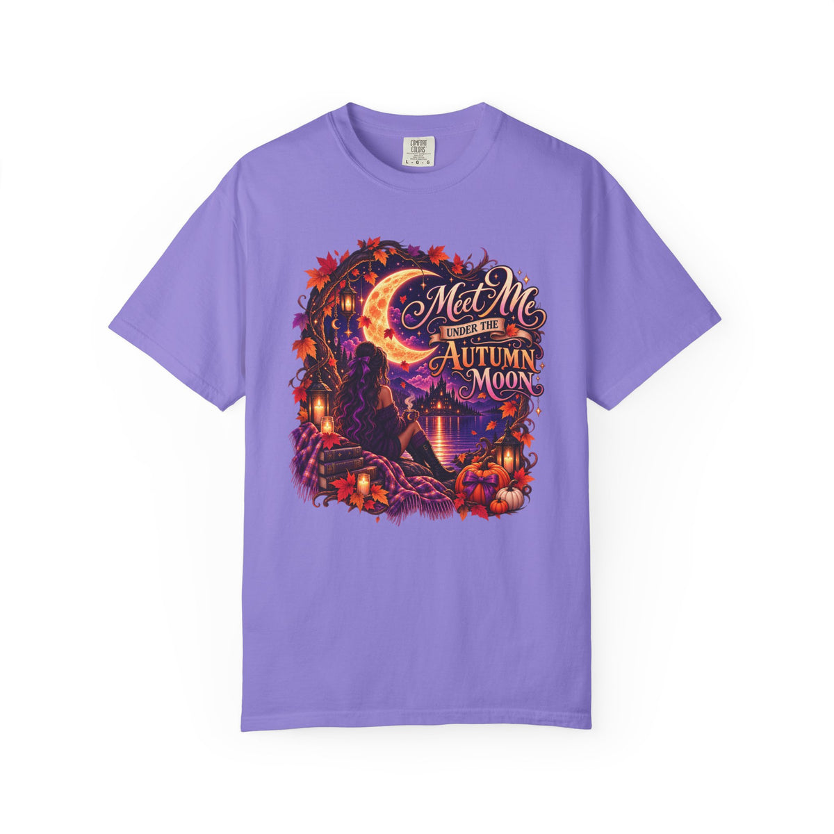 "Meet Me Under the Autumn Moon" Fall Graphic Tee