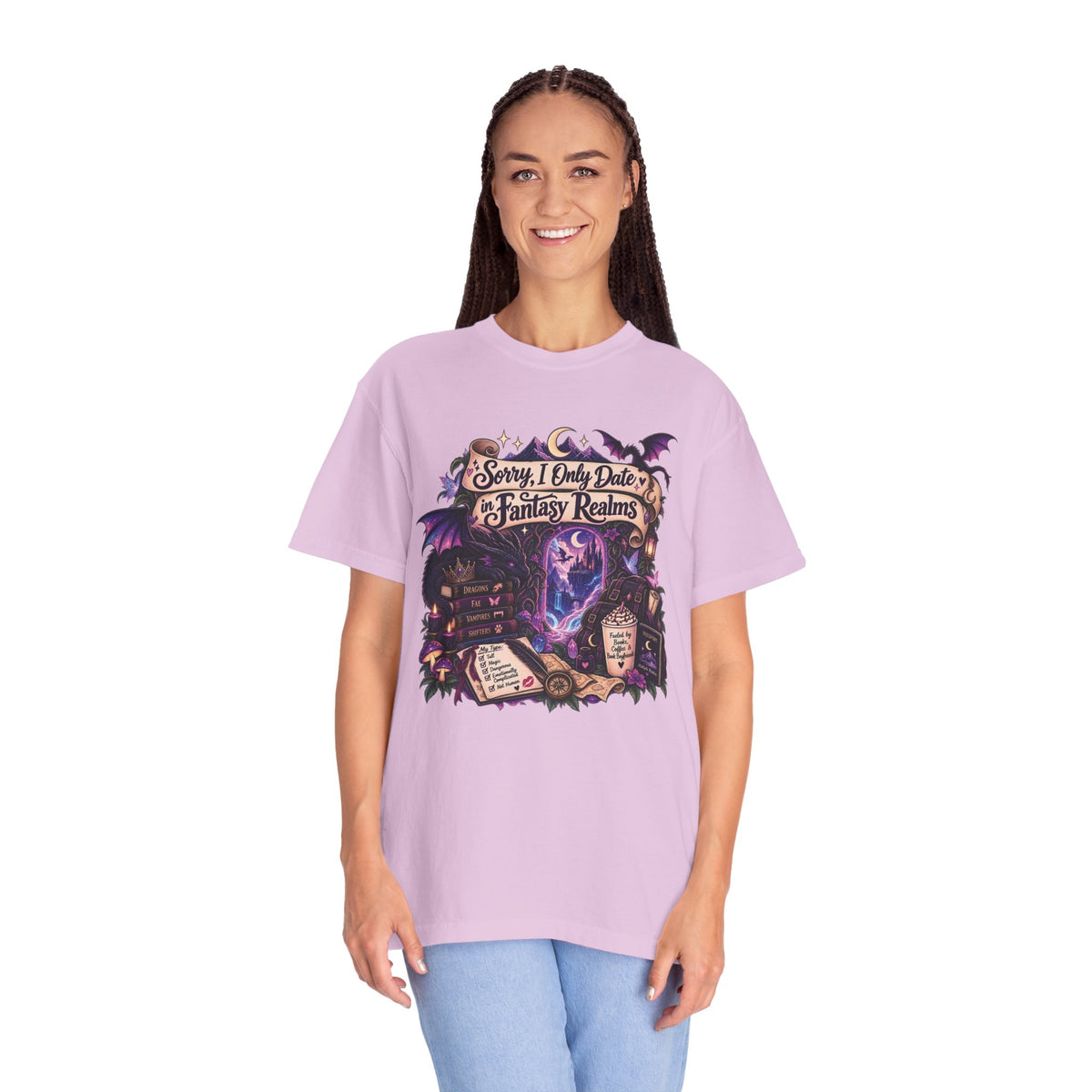 Fantasy Realms Graphic T-Shirt — "Sorry I Only Date Fantasy Realms"