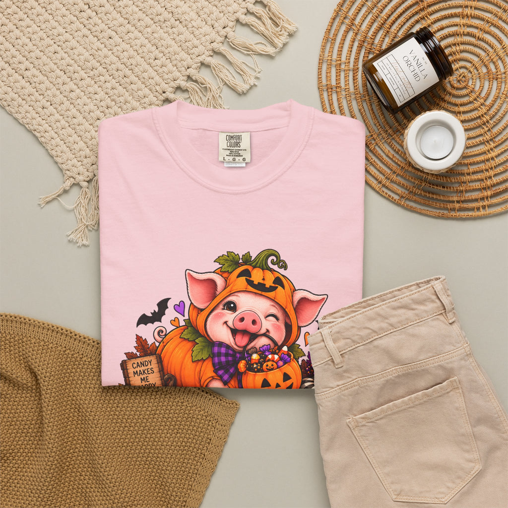 Halloween Pig "Squeal or Treat" T-Shirt