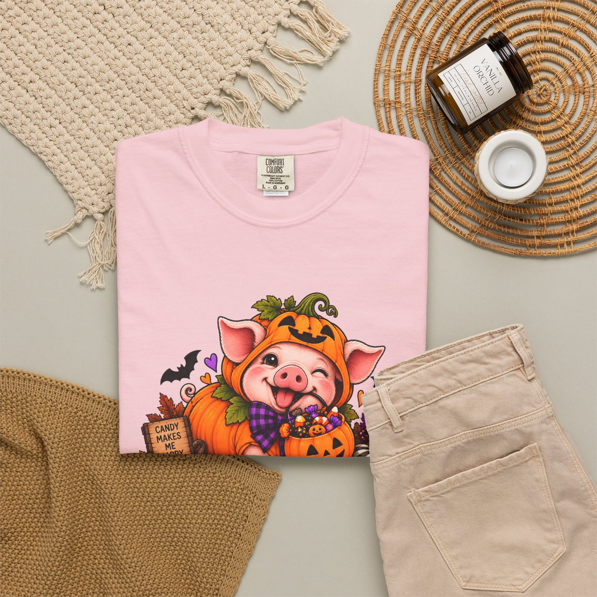Halloween Pig "Squeal or Treat" T-Shirt