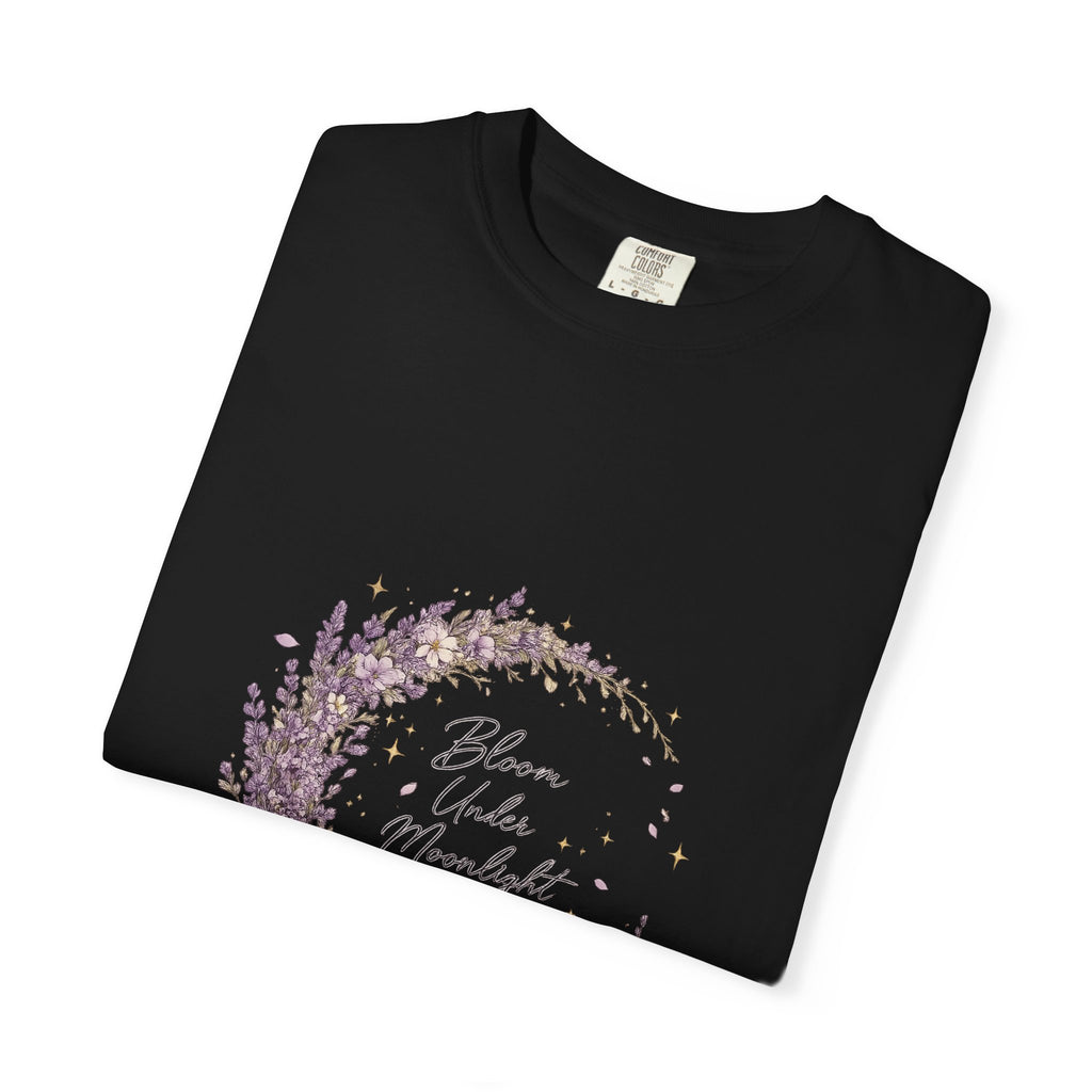 "Bloom Under Moonlight" Botanical Tee