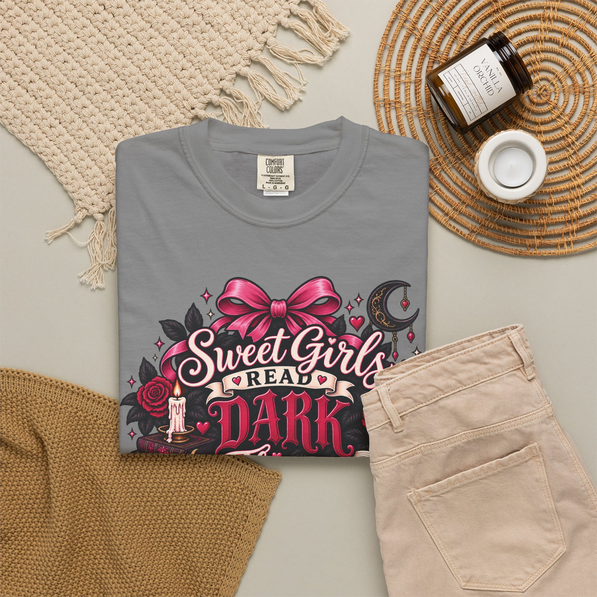 Sweet Girls Read Dark Things T-Shirt