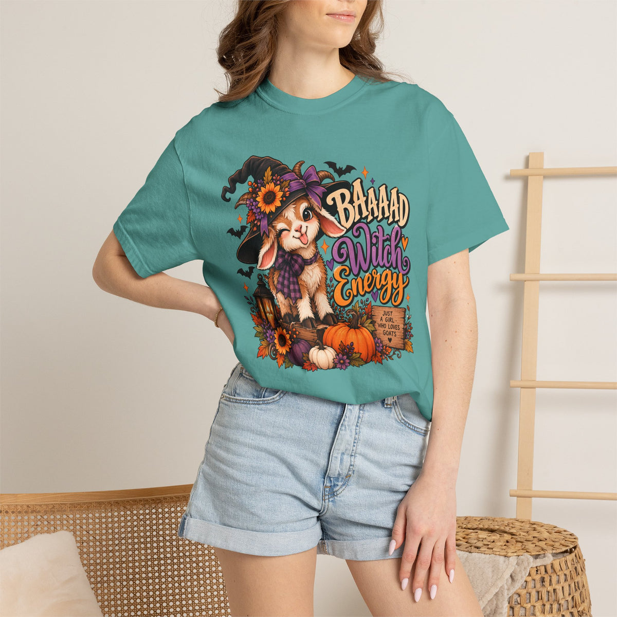 "Baaad Witch Energy" Goat Tee