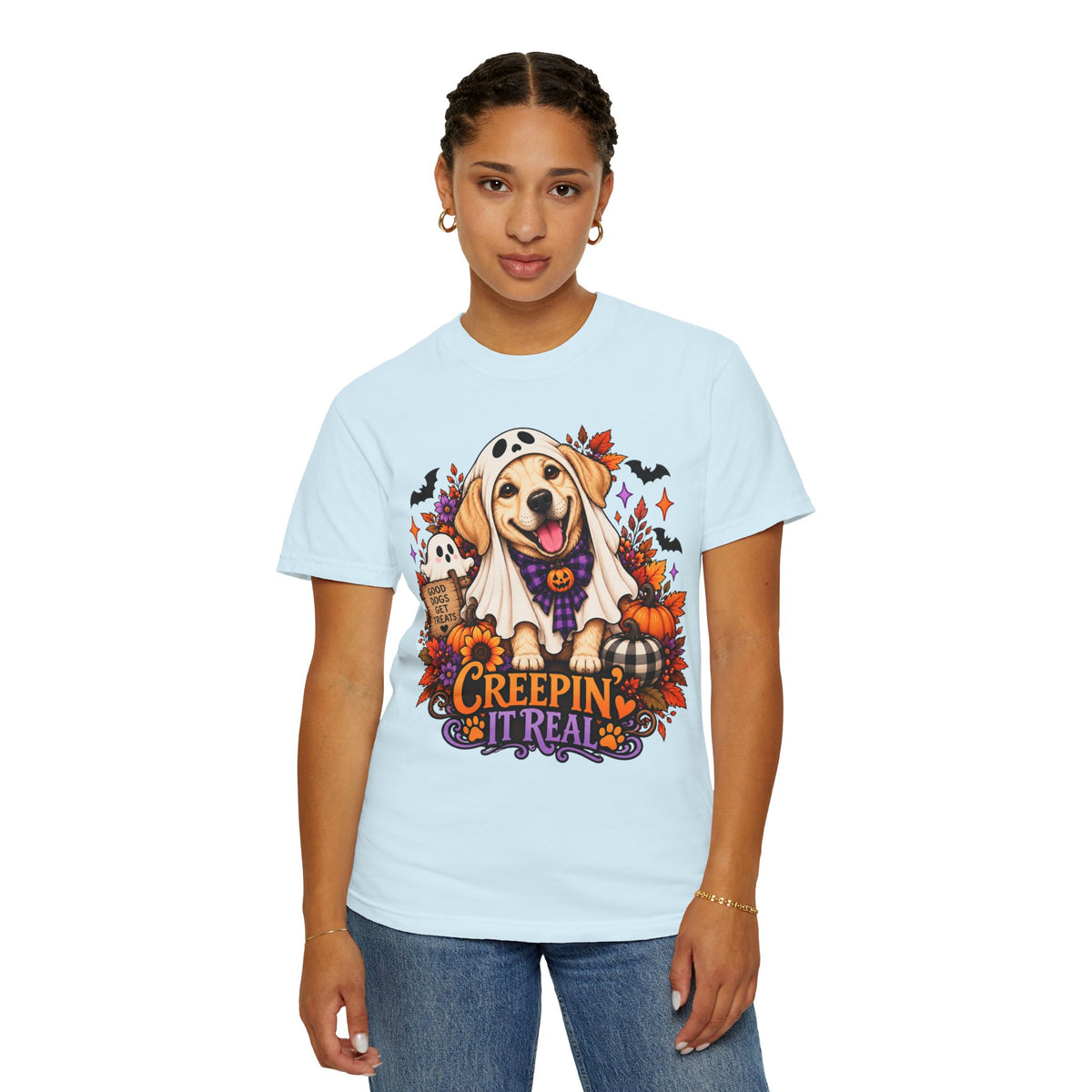 "Creepin' It Real" Ghost Pup T-Shirt