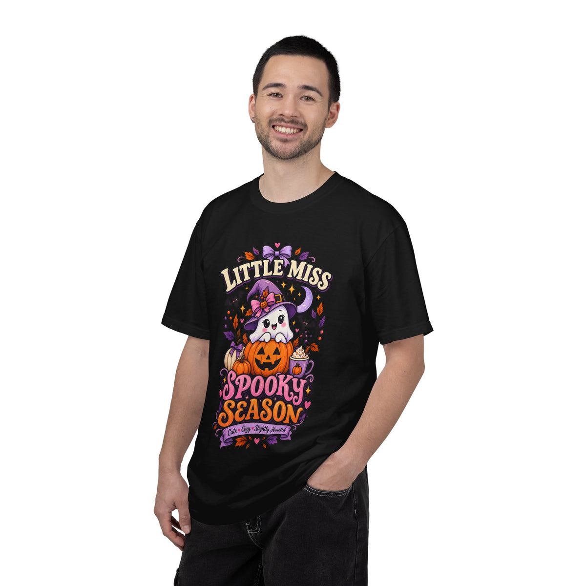 T-Shirt — "Little Miss Spooky Season" Halloween Graphic Tee