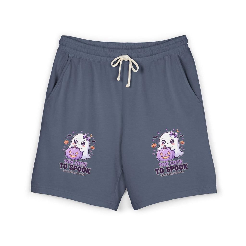 Cute Ghost 'Too Cute to Spook' Fleece Sweat Shorts
