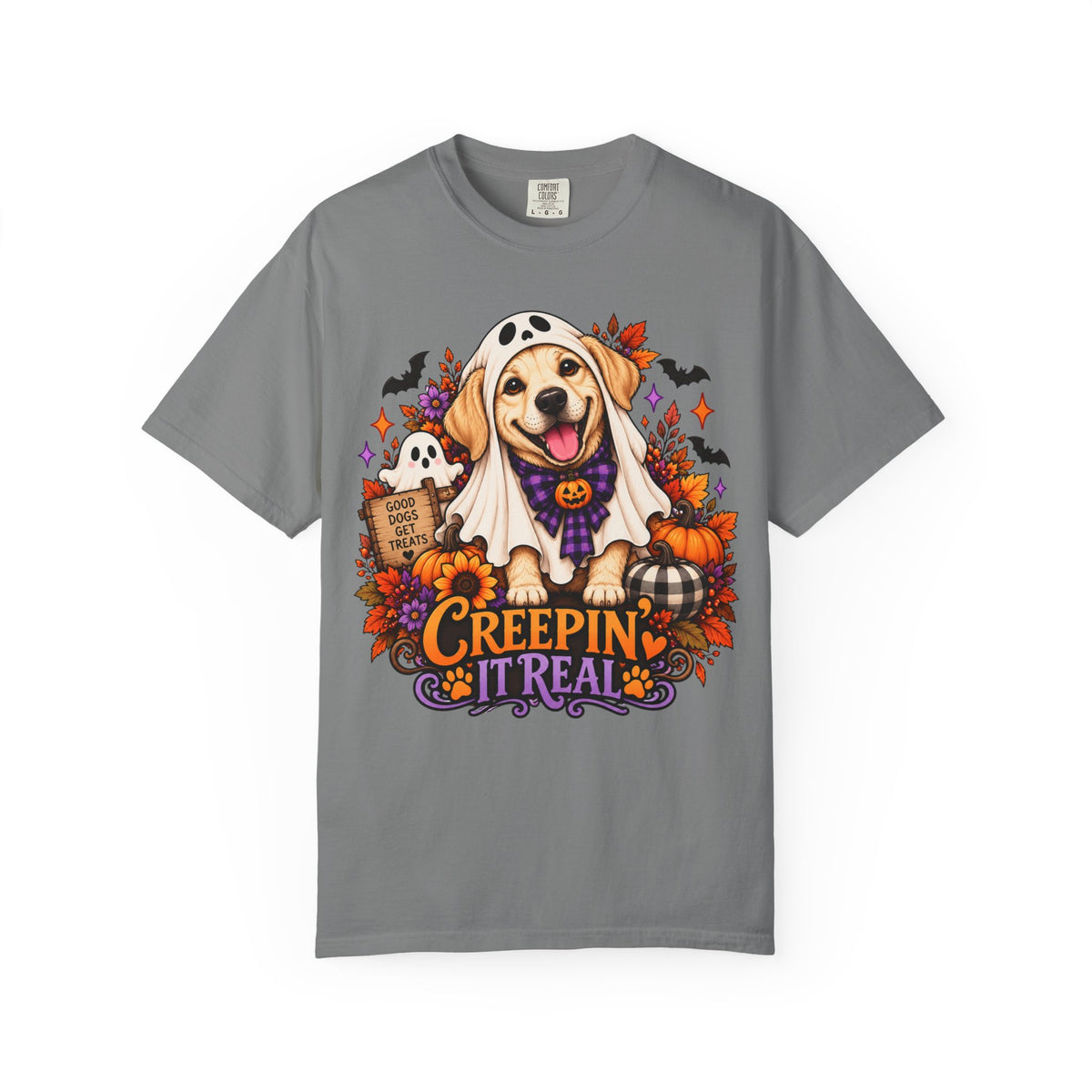 "Creepin' It Real" Ghost Pup T-Shirt