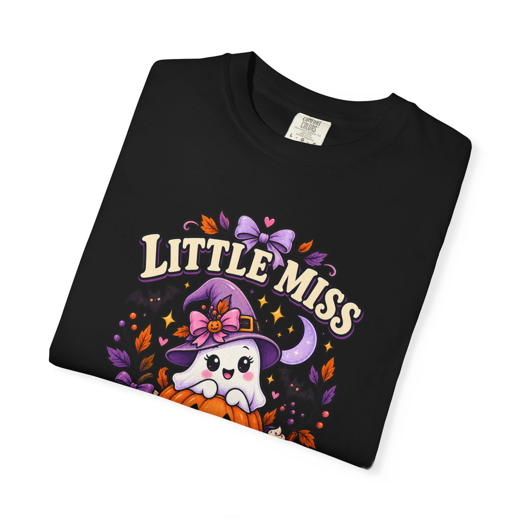 T-Shirt — "Little Miss Spooky Season" Halloween Graphic Tee