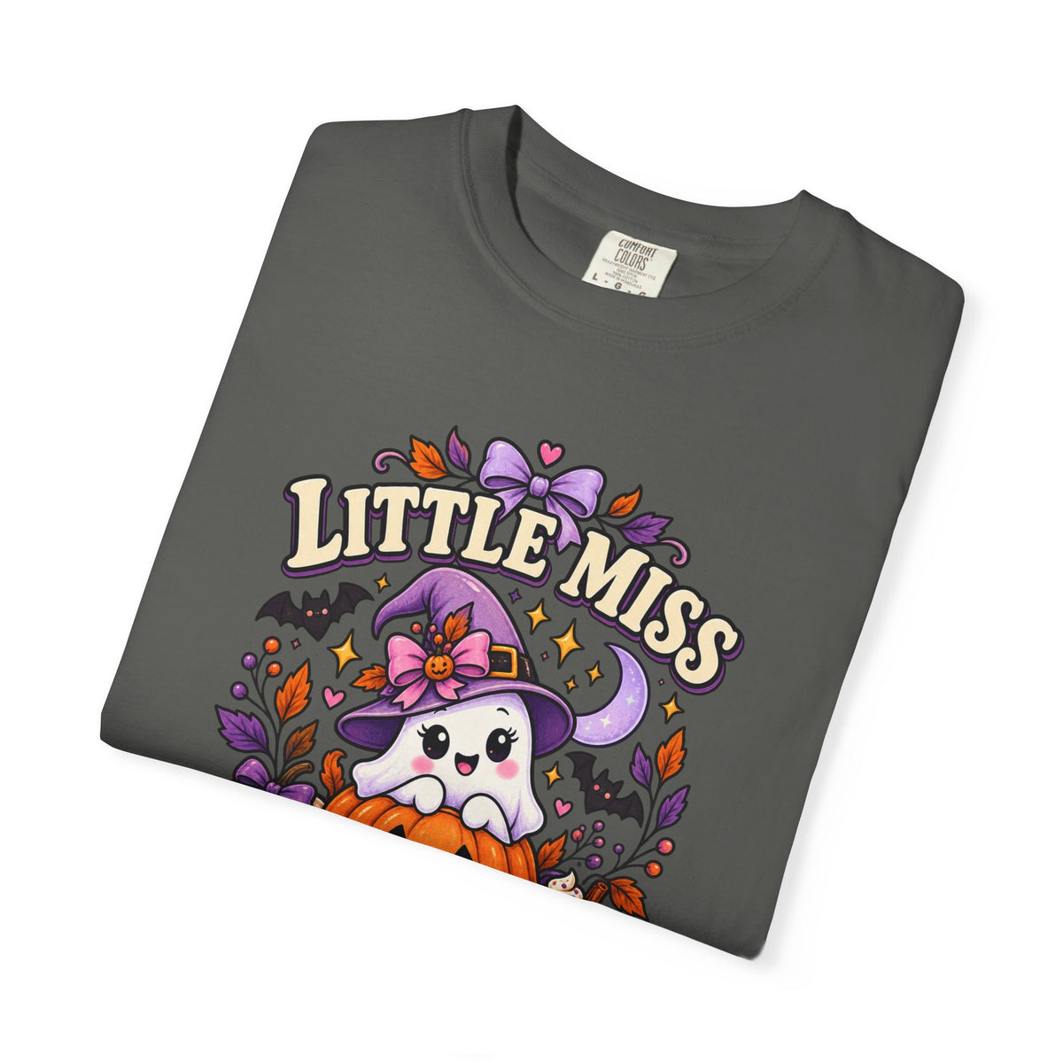 T-Shirt — "Little Miss Spooky Season" Halloween Graphic Tee