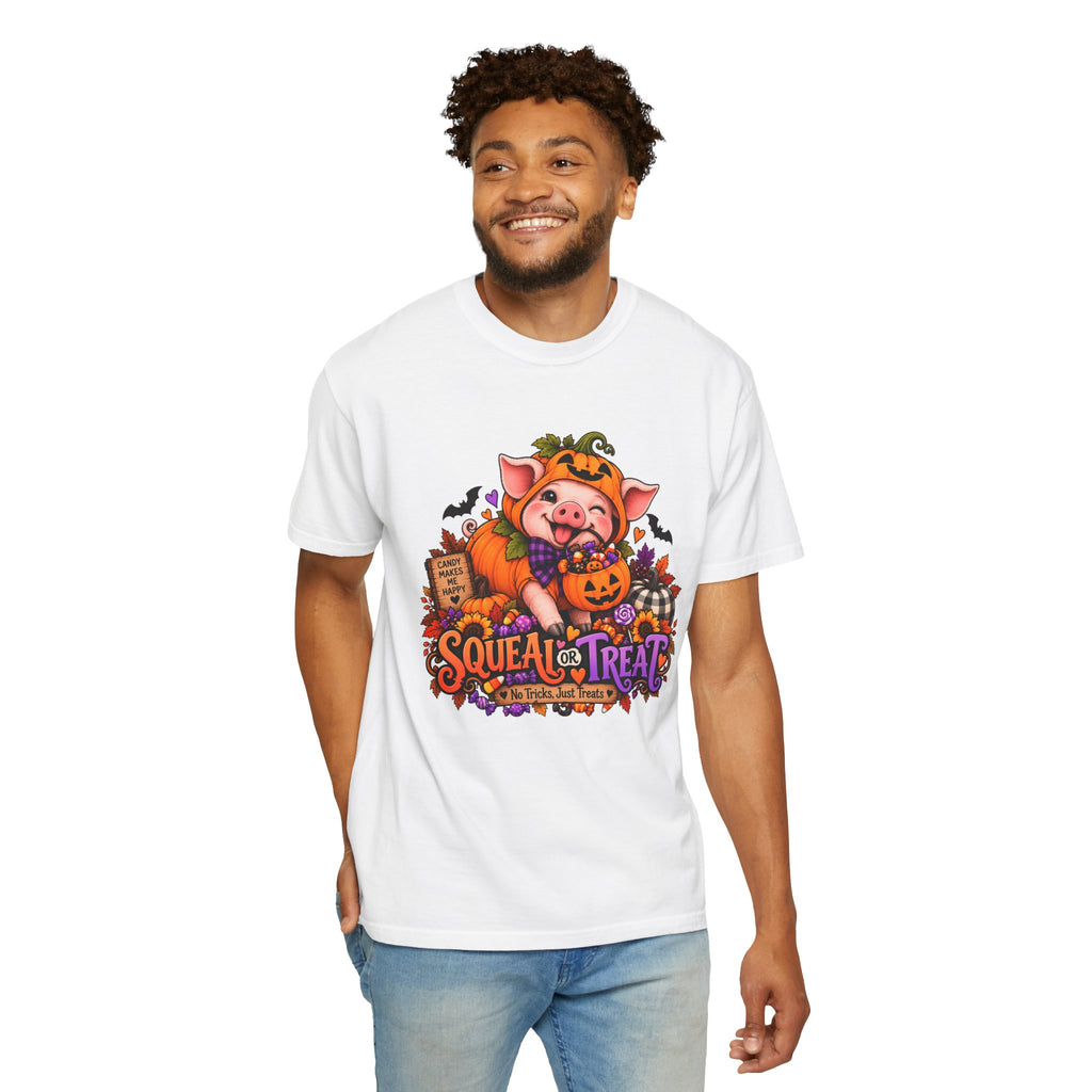Halloween Pig "Squeal or Treat" T-Shirt