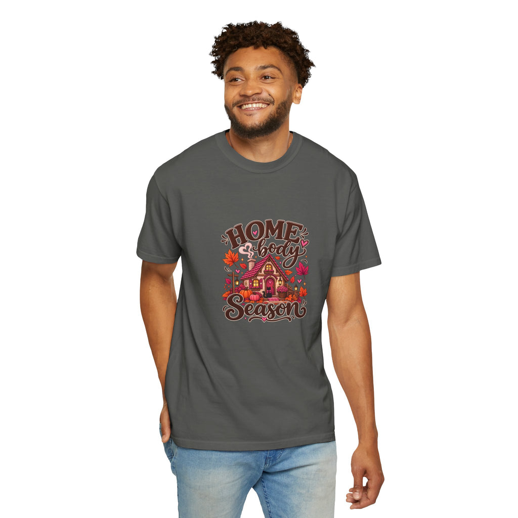 Homebody Season T-Shirt — Cozy Autumn Cabin Fall Graphic Tee