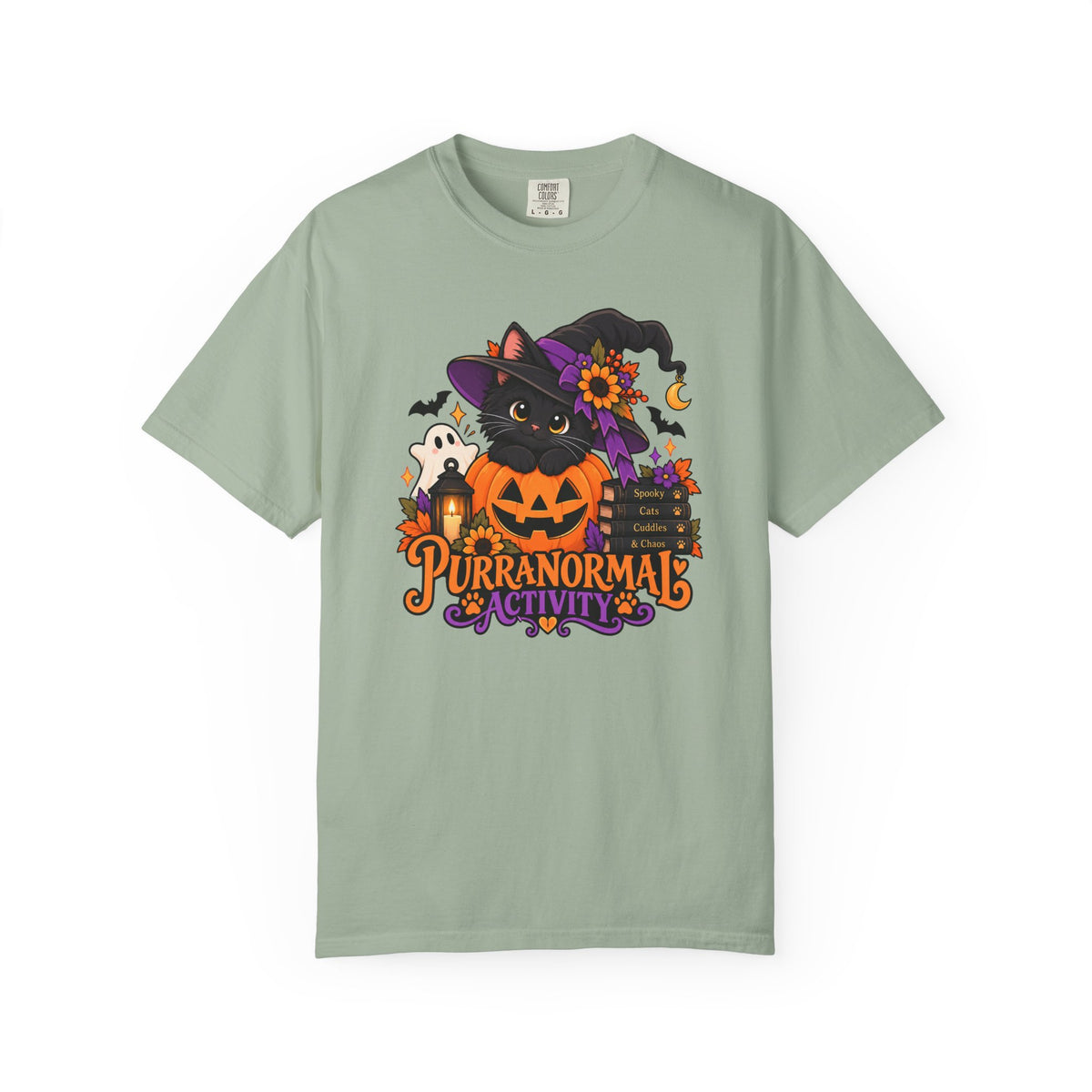 Purranormal Activity Halloween Cat T-Shirt