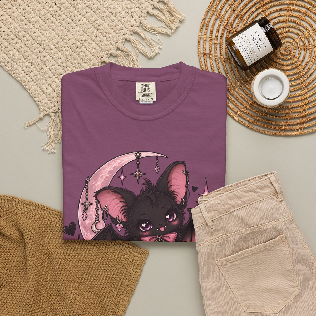 Certified Creature of the Night T-Shirt — Goth Bat Graphic Tee