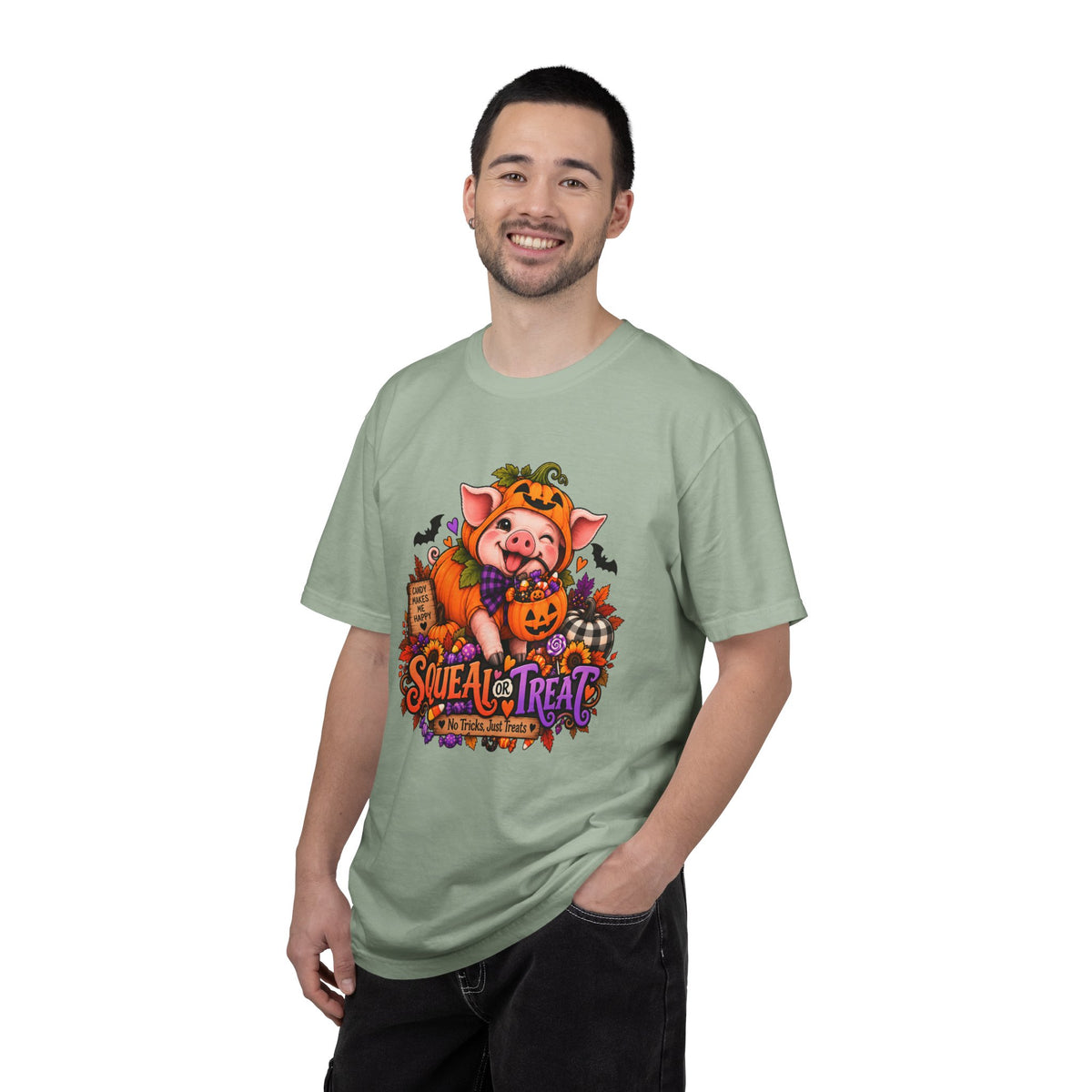 Halloween Pig "Squeal or Treat" T-Shirt