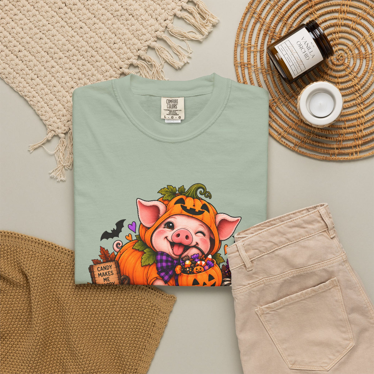 Halloween Pig "Squeal or Treat" T-Shirt