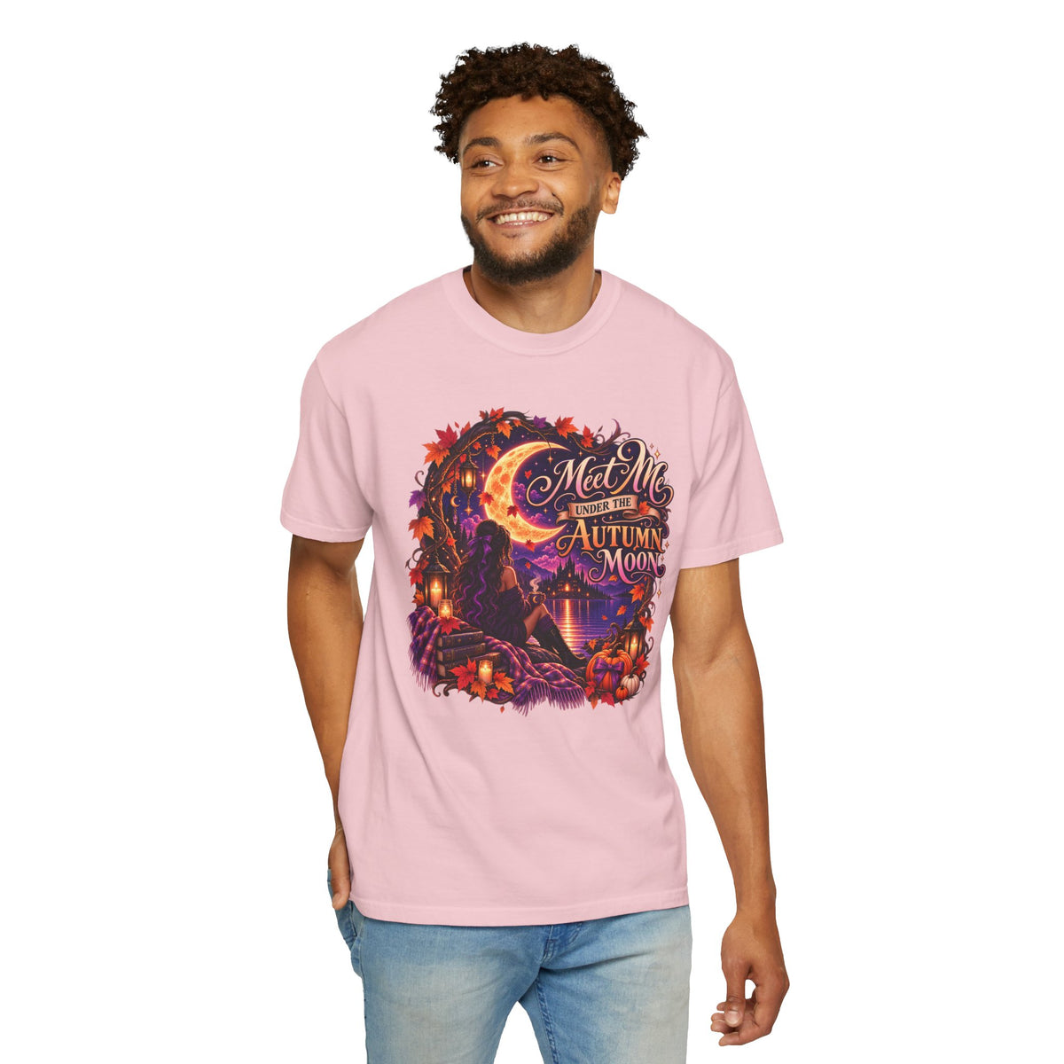 "Meet Me Under the Autumn Moon" Fall Graphic Tee