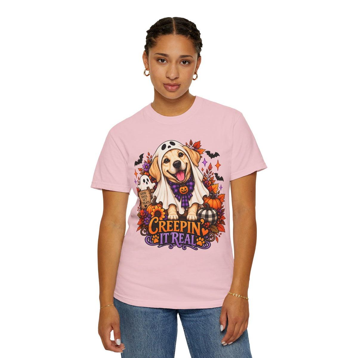 "Creepin' It Real" Ghost Pup T-Shirt