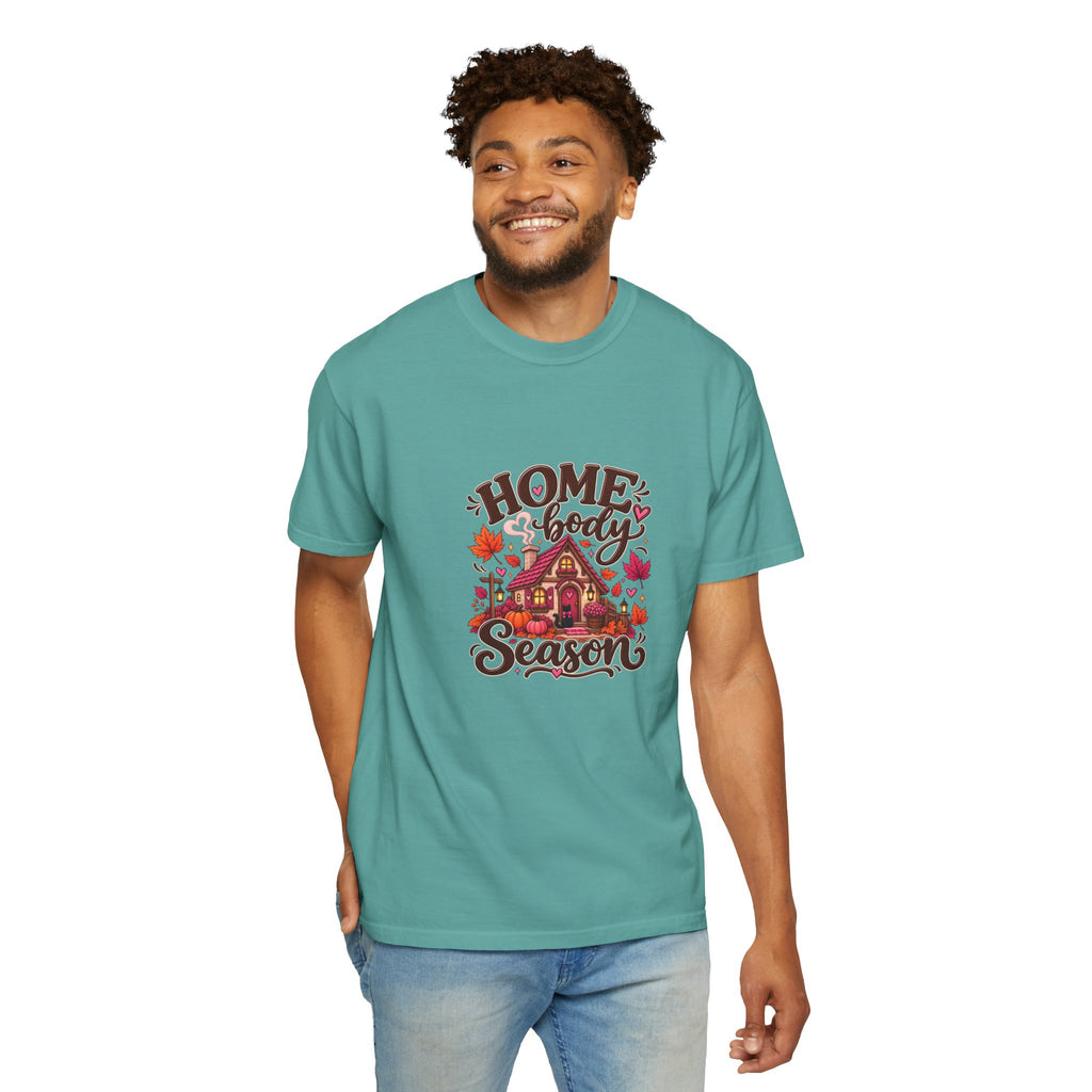 Homebody Season T-Shirt — Cozy Autumn Cabin Fall Graphic Tee