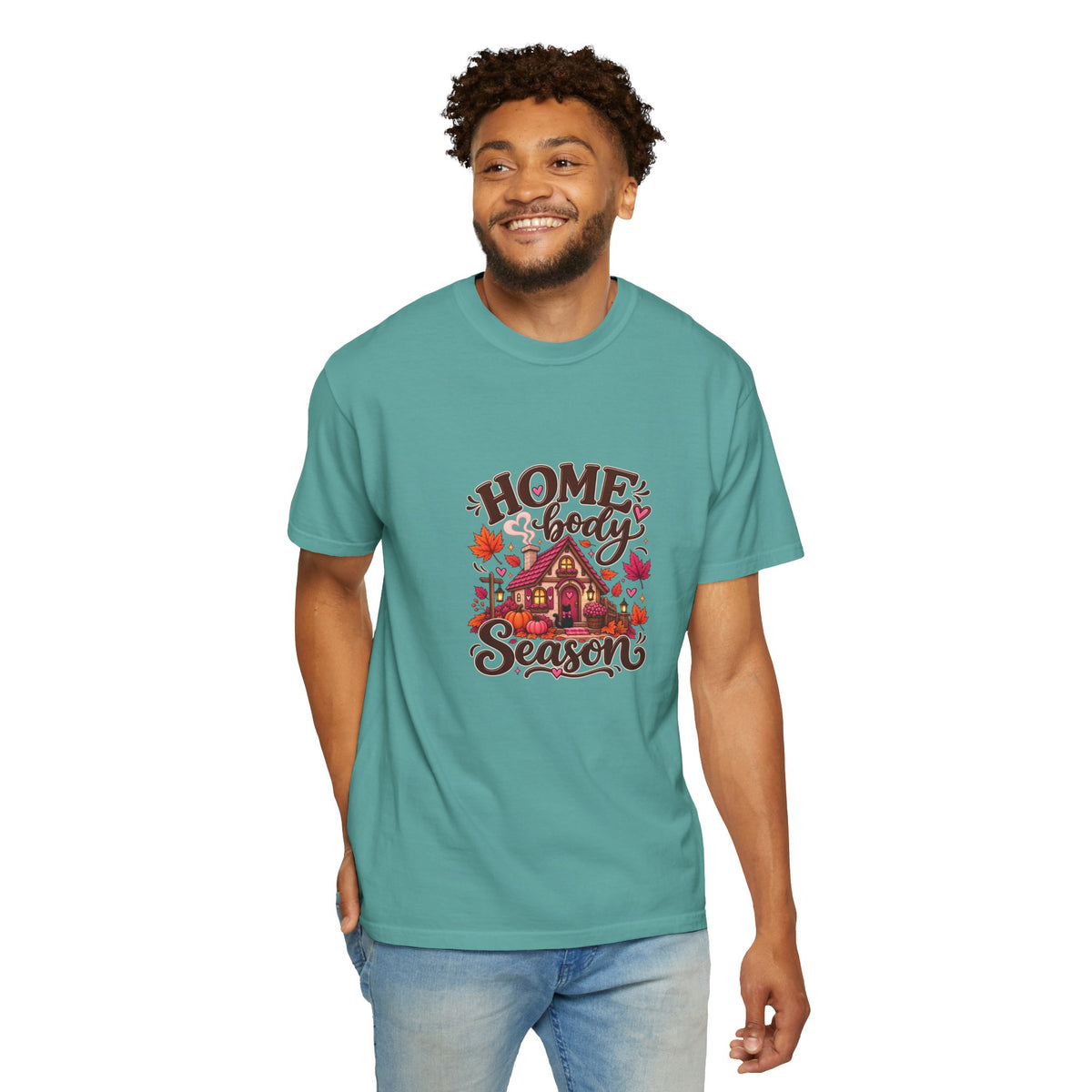 Homebody Season T-Shirt — Cozy Autumn Cabin Fall Graphic Tee